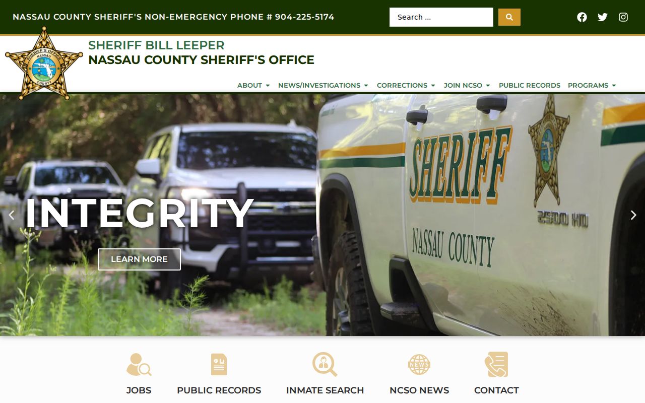Nassau County Sheriff's Office official website